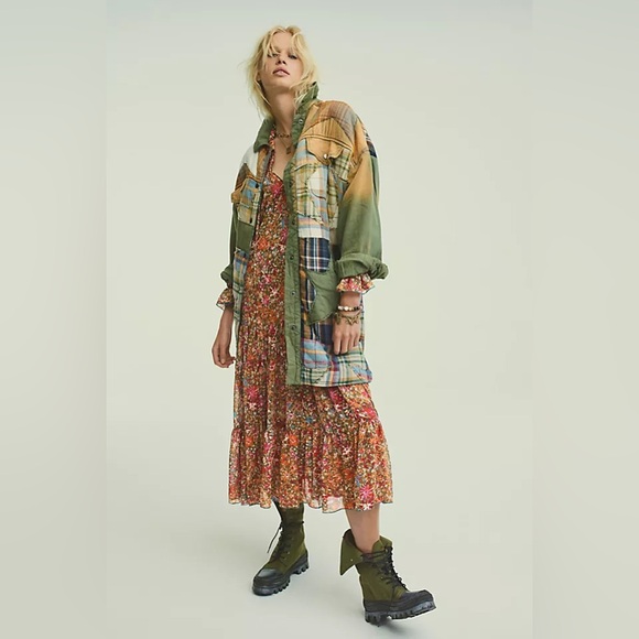 Free People Home Spun Shirt Jacket NEW - Picture 3 of 6